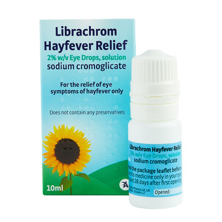 Librachrom Hayfever eye drops